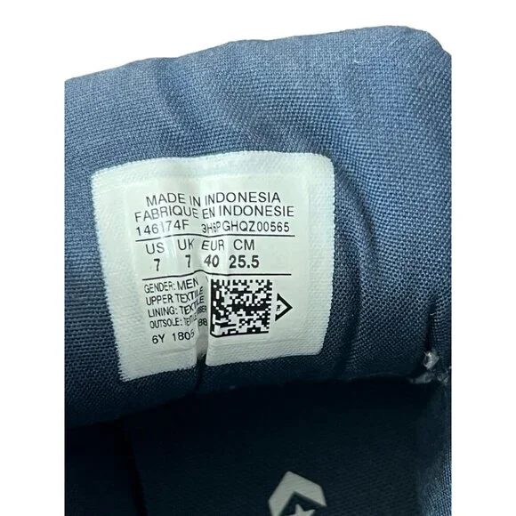 Converse Men's 7 Chuck Taylor Street Mid Hi Top Gray Cushioned Sneakers 146174F - Picture 5 of 7